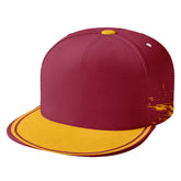 Custom Red Yellow Arizona Hat Sport Design Cap Stitched Adjustable Personalized PR067B-D020261-1